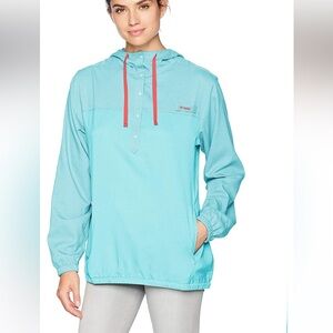 Columbia Women's Jacket PFG Tamiami Hoodie Omni-Shade UPF 40 Blue size Small